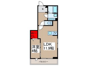 エクセリア上鷺宮Ⅰの物件間取画像